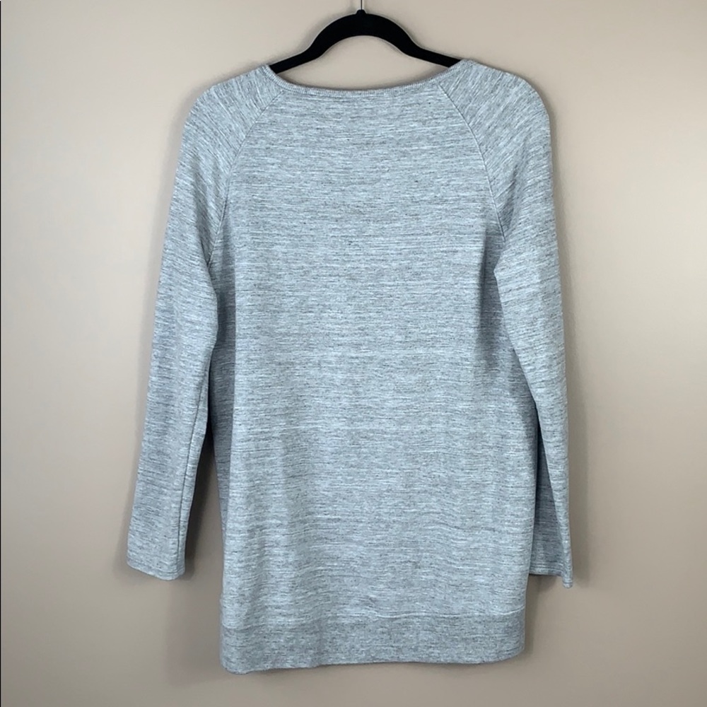 Athleta light gray super soft sweatshirt sz sm - Picture 5 of 5